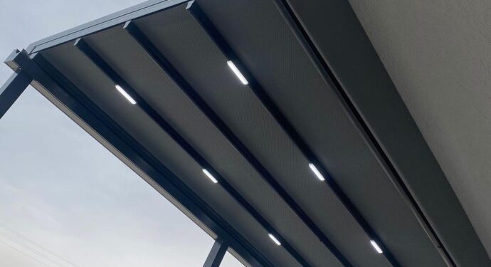 pergola motorlu tente