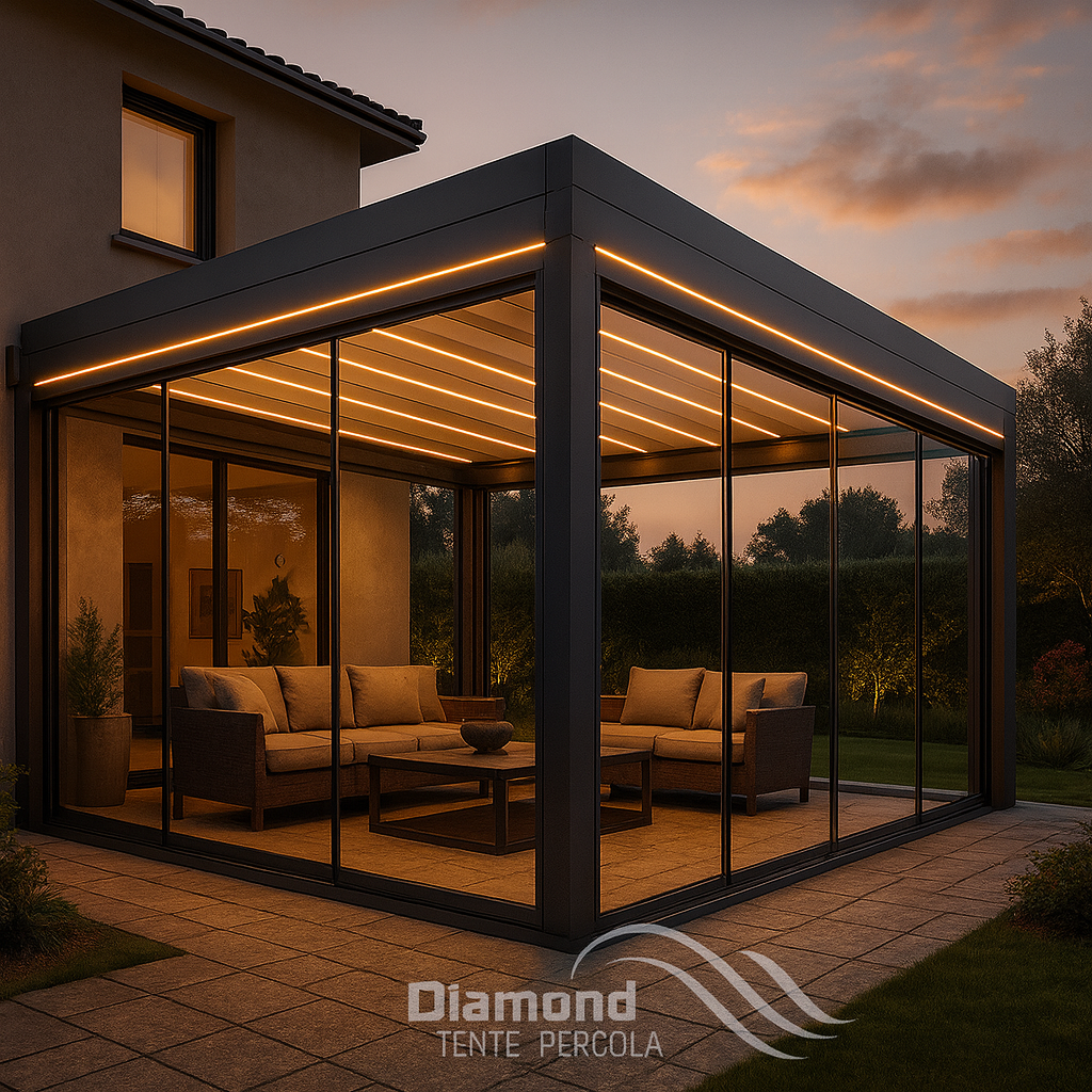 bahçe bioclimatic pergola sistemleri